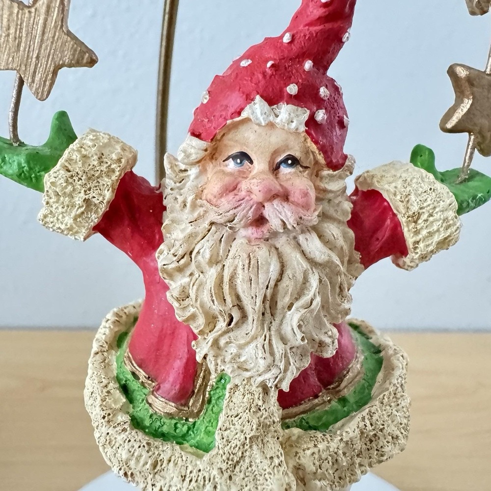 Vintage‎ Y2k Santa Claus Elf Long Teardrop Year 2000 Icicle Christmas Ornament - Picture 2 of 4
